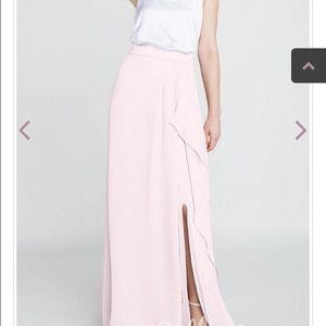 NWT Tulle and Chantilly skirt- BLUSH